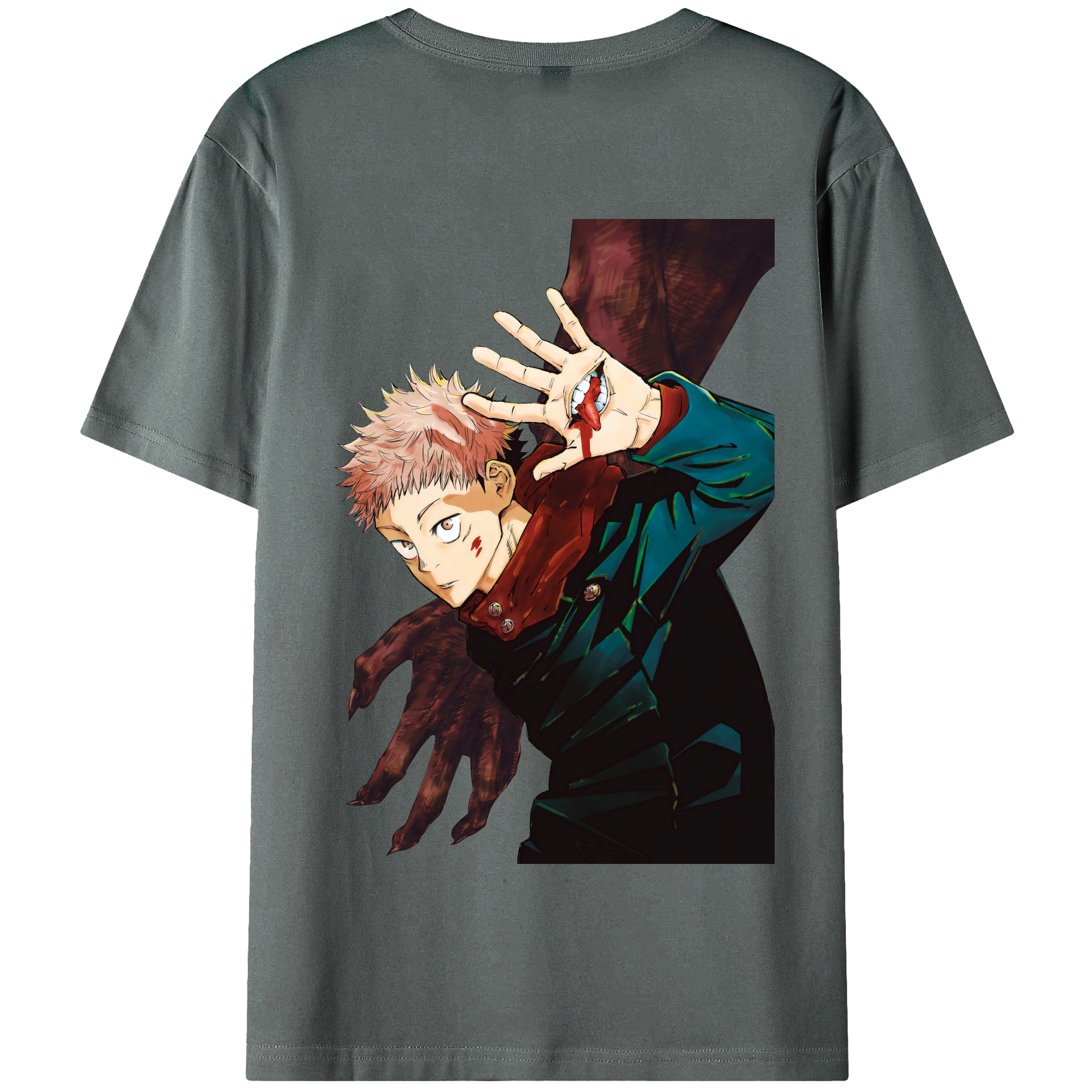 （画像用） 呪術廻戦 Jujutsu Kaisen 綿100％半袖Tシャツ（背面プリント）